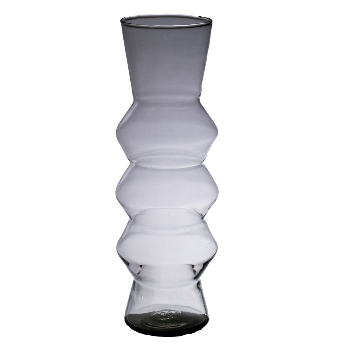 Zigzag mondgeblazen Recycled Vaas h36 d13
