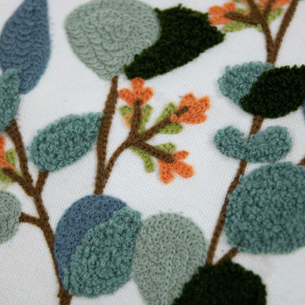 Selma Kussen Eucalyptus Wit 30x50cm