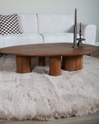 Vloerkleed Morbido Sand - Rond ø200 cm
