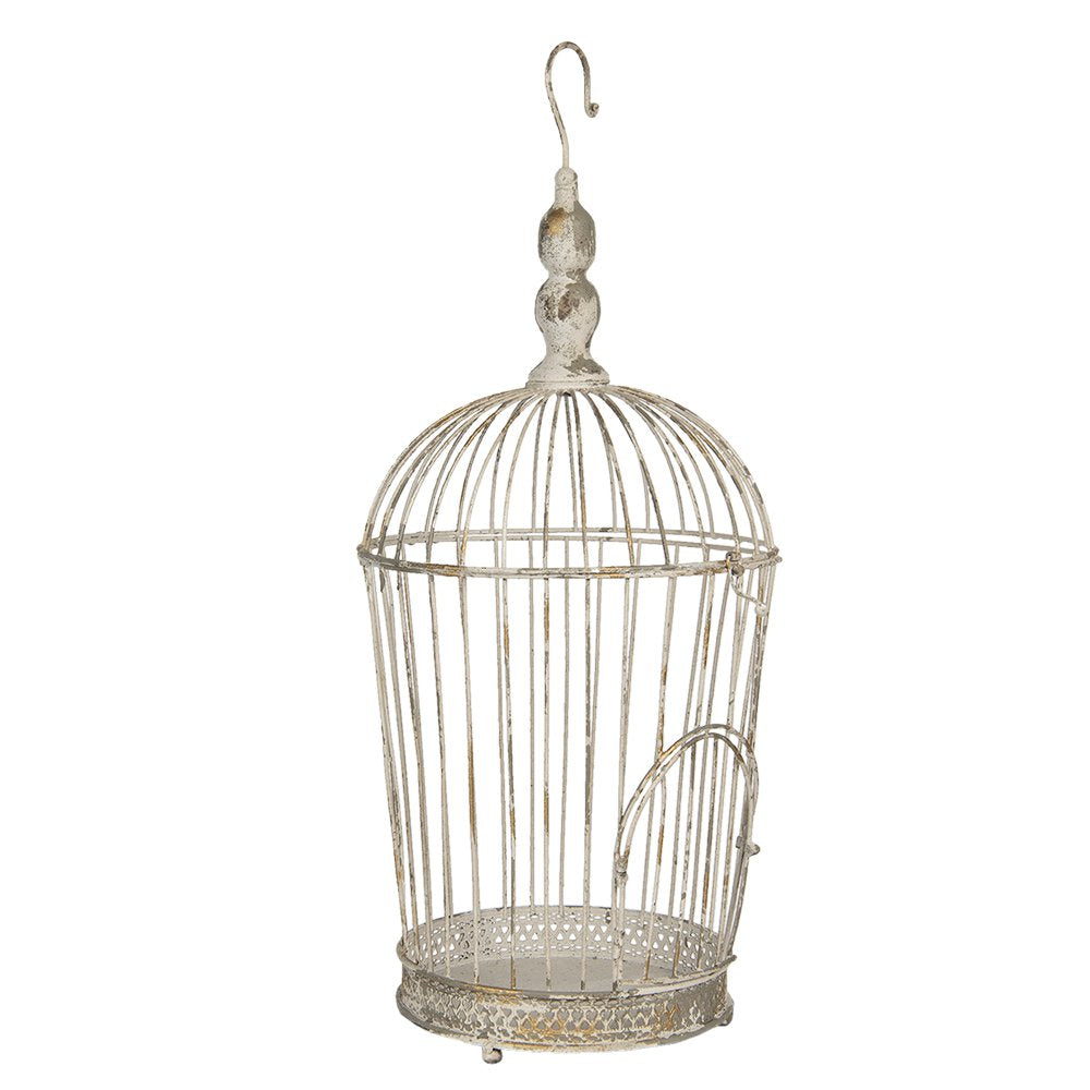 Vogelkooi Decoratie Set van 3 Wit IJzer Vogelkooi Decoratie