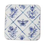 Onderzetter Delfts blauw 10x10cm (set van 6)