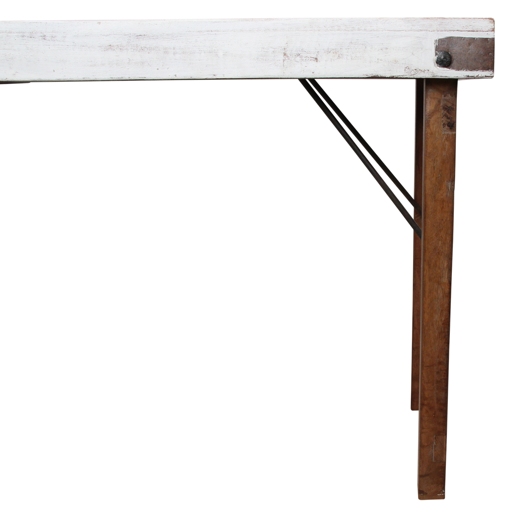 Console tafel wit opklapbaar