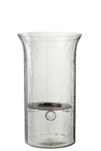 J-Line kaarshouder Bord Wazig - glas - transparant - medium