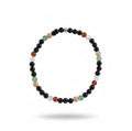 Dames armband met diverse natuurstenen kralen 4 mm