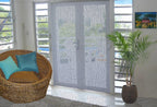 Vliegengordijn Verspringend wit 90x210 cm