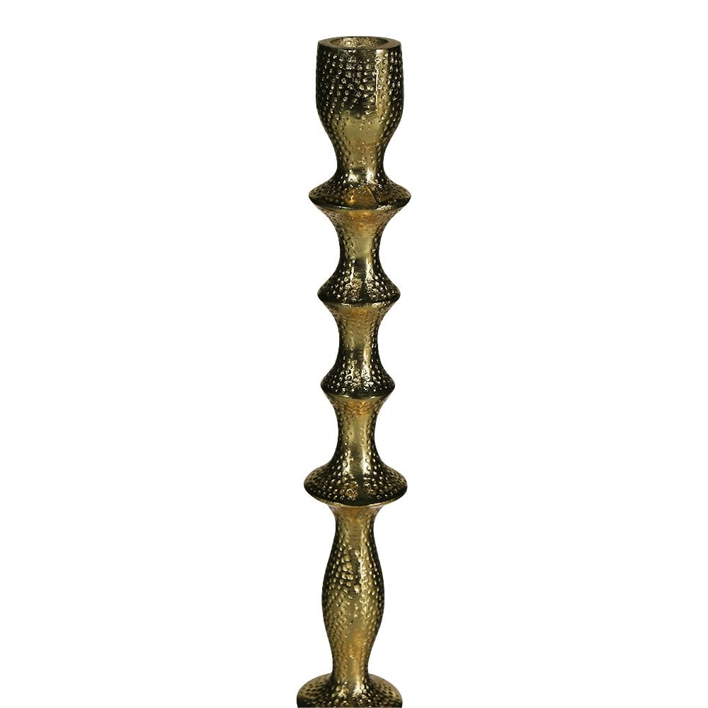 Kandelaar champagne goud large h36 dia 10cm