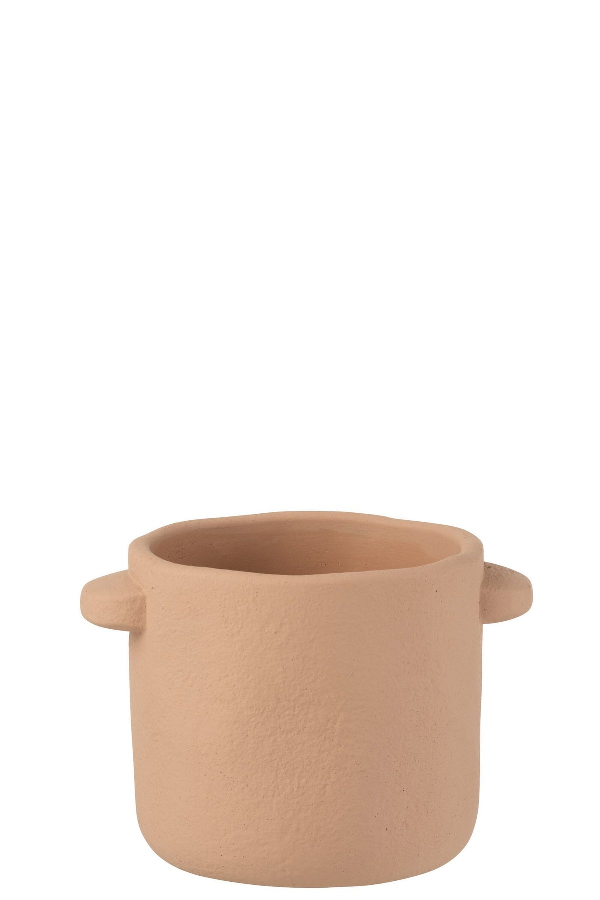 J-Line Bloempot Gustave - cement - licht bruin - Ø 16 cm