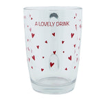 Theeglas 300 ml Glas Harten Theemok