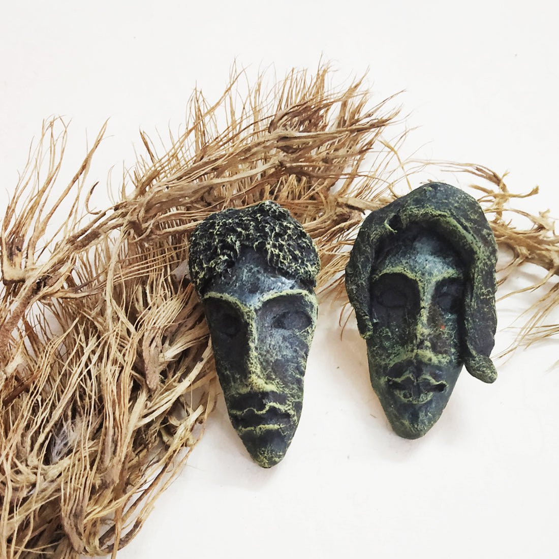 Paar oorbellen – handgemaakte kunstsieraden
