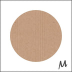 Blanco etiketten - Rond 35mm - kraft