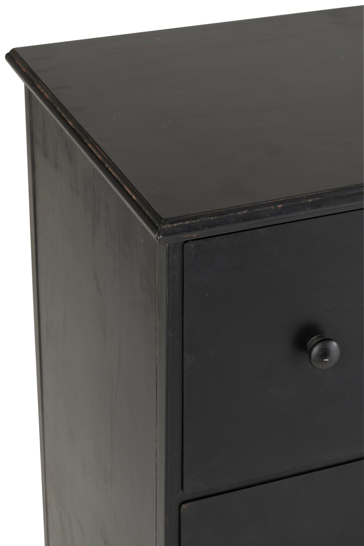 J-Line kast Cade - ijzer - zwart