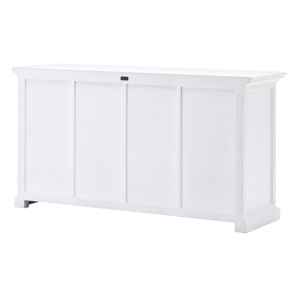 Dressoir wit - 160bx50dx85 hoog - 4 laden - 2 deuren - 4 manden