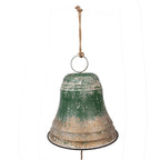 Kerstdecoratie Beeld Bel Ø 42x46 cm Groen Metaal