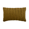 Smock Velvet kussen geel 30x50cm