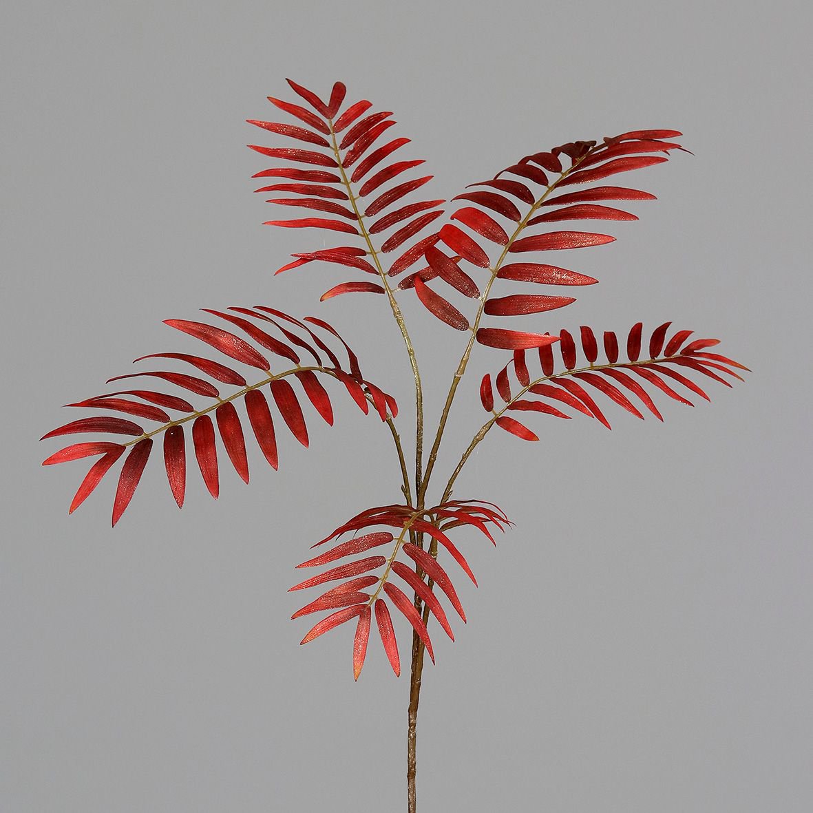 Kunsttak chico met glitter 90cm rood