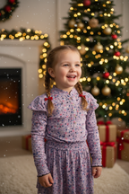Funkle Girls Jurk met bloemenprint