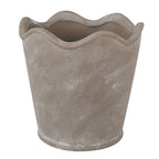 Bloempot Ø 16x14 cm Grijs Keramiek Bloempot Binnen