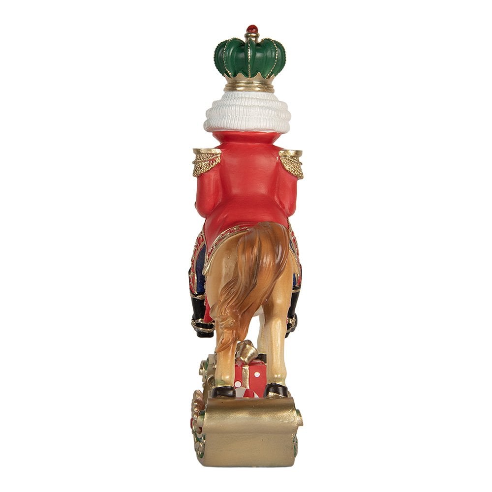 Kerstdecoratie Beeld Notenkraker 24x8x31 cm Bruin Kunststof
