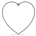 Hart metaal 60cm zwart 3st.