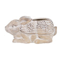 Bloempot Konijn 30x17x13 cm Beige Steen
