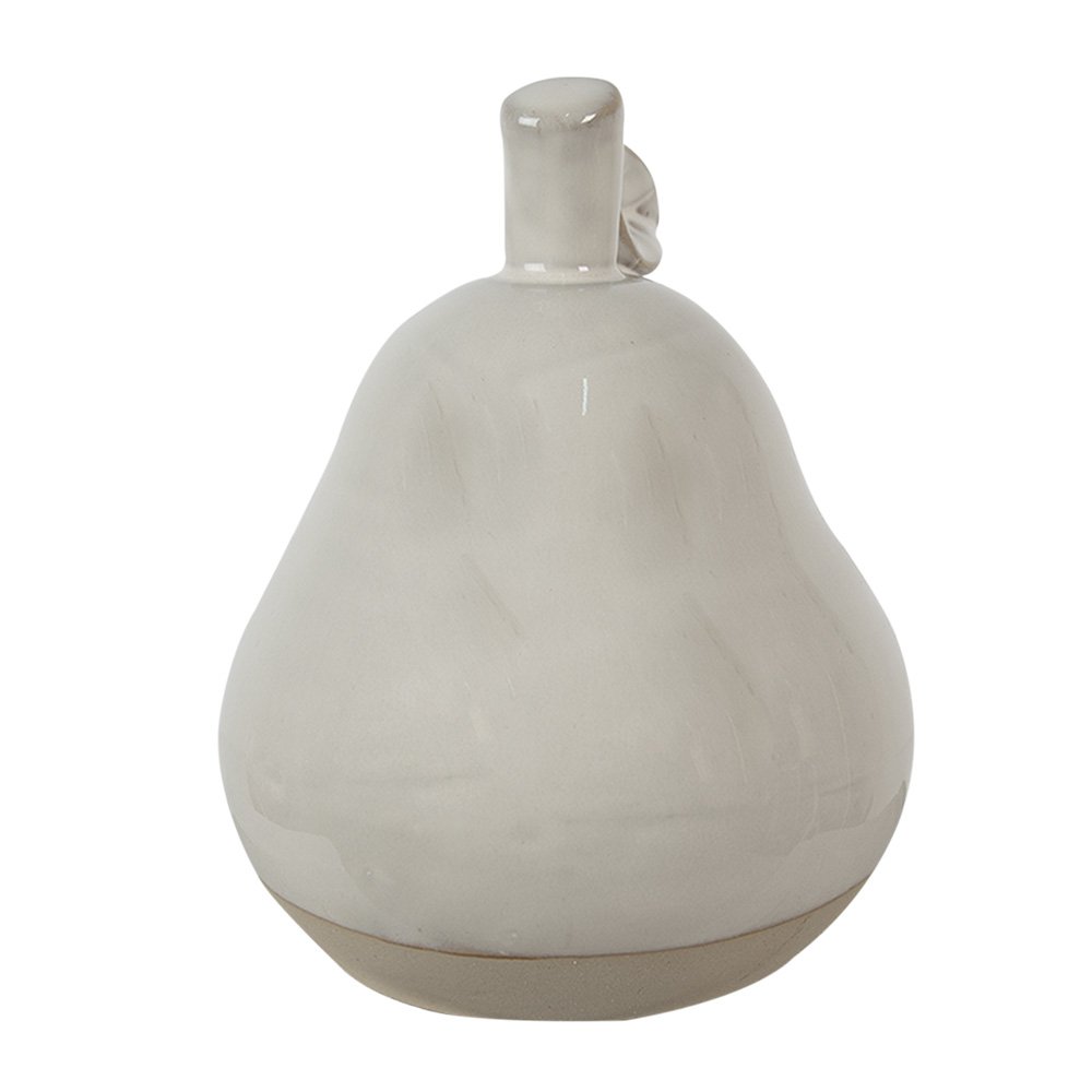 Decoratie Peer 16 cm Beige Porselein