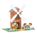 Bouwpakket Steam DIY Windmolen- Steen- eerst zelf steentjes maken en daarna bouwen!