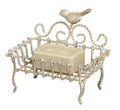 Zeepbakje Vogel 9x6x14 cm Beige IJzer Zeephouder