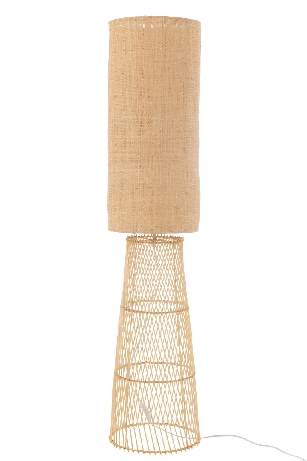 J-Line Lamp Room Linnen/Bamboe Naturel