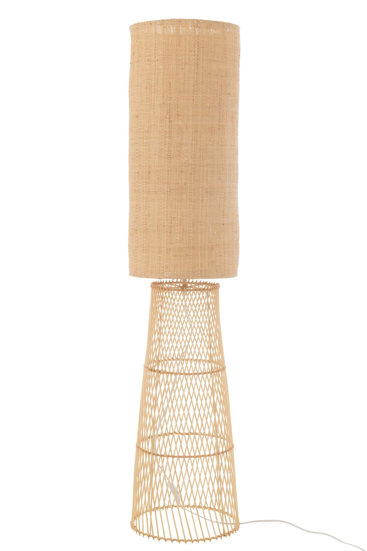 J-Line Lamp Room Linnen/Bamboe Naturel