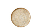 J-Line decoratie plateau Schelp - polyresin - bruin - S