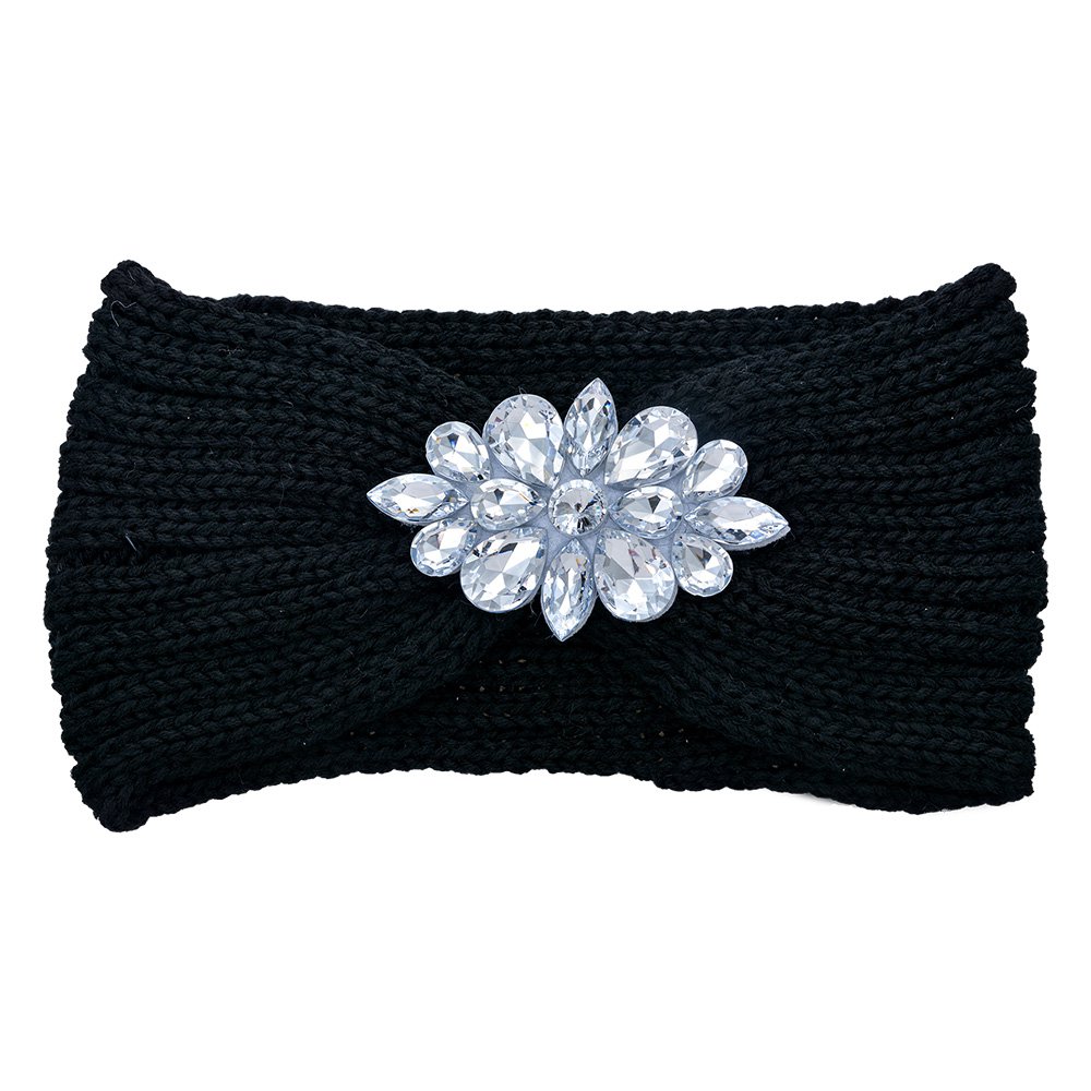Hoofdband Vrouwen 10x22 cm Zwart Synthetisch