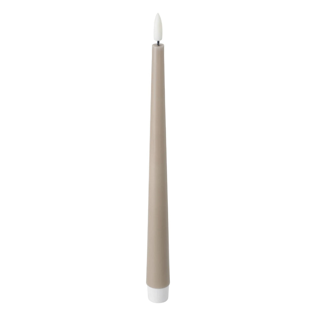 LED Kaars Kavieng Zand 28x2cm