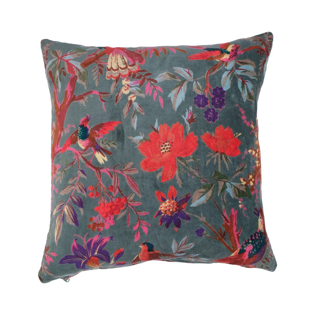 Paradise kussen blauw groen 60x60cm