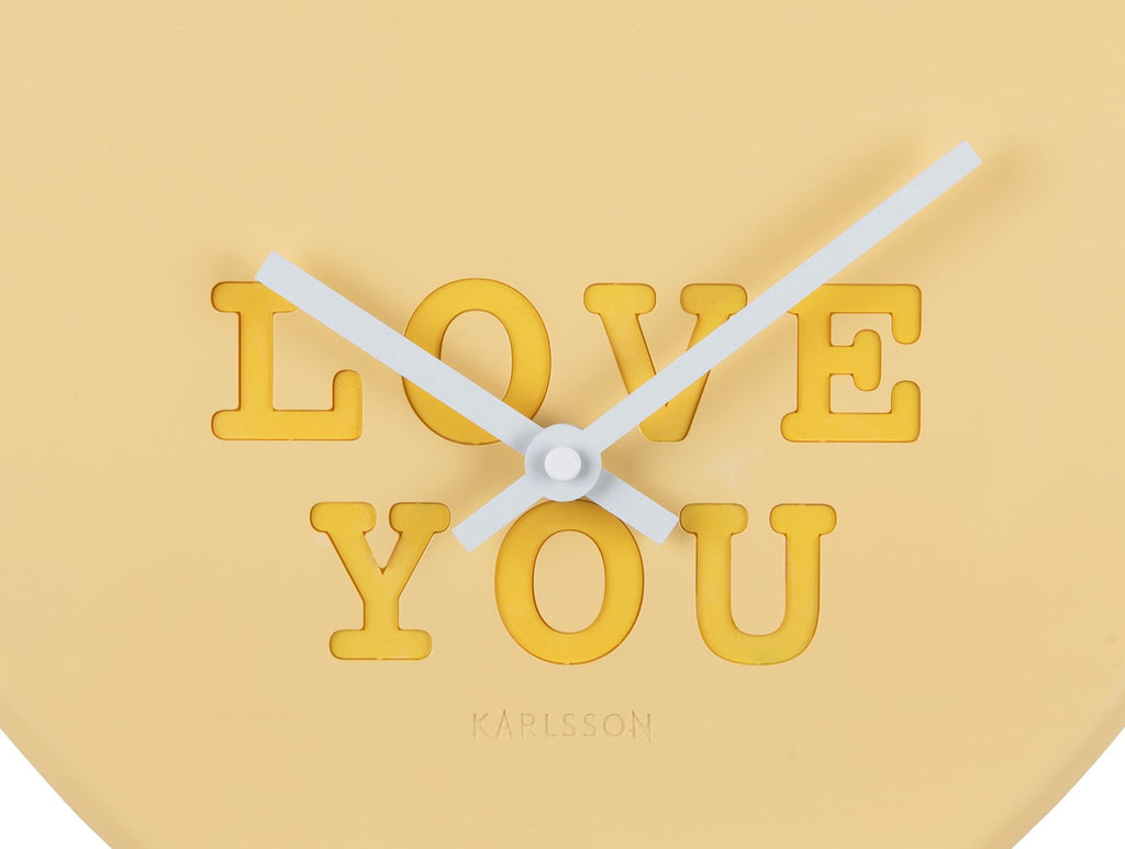 Wandklok Hart Snoep