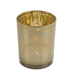 Theelichthouder wijn pinot grigio taupe medium 12cm