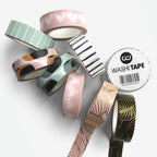 Washitape - 10m - per 9 - Retro Shapes - Cool