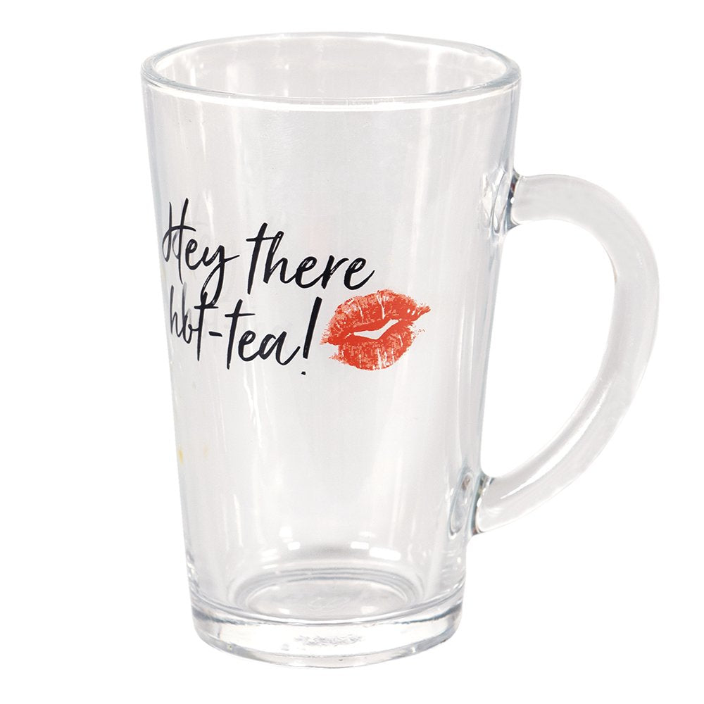 Mok 300 ml Glas Lippen Koffiemok