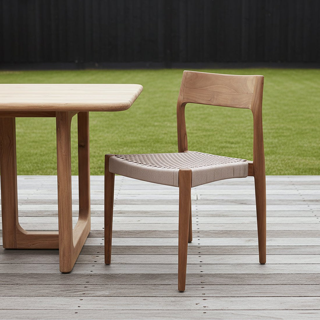 Freya teakhouten tuinstoel naturel - donker teak