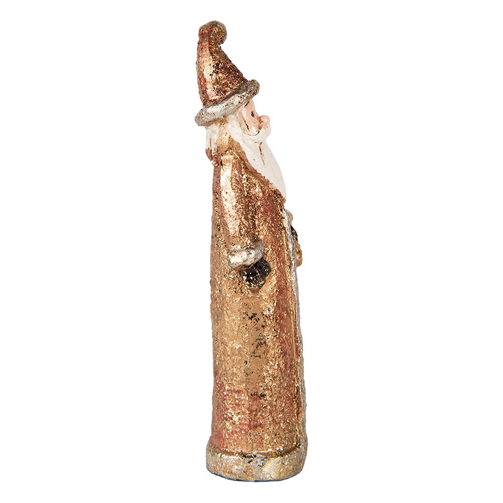 Kerstdecoratie Beeld Kerstman 4x3x12 cm Rood Kunststof
