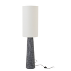 J-Line vloerlamp Ava - glas - zwart/wit - M