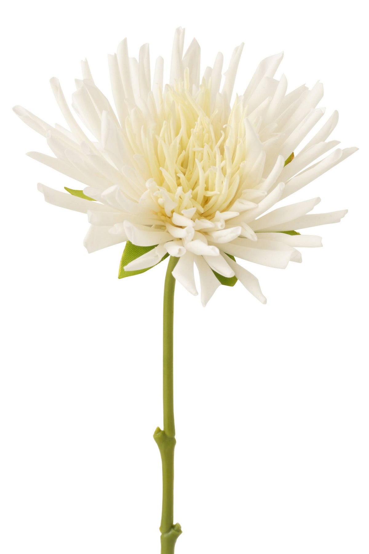 J-Line Chrysant Mini Plastiek Wit Small
