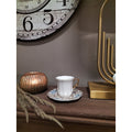 Kop en Schotel 95 ml Wit Beige Porselein Servies