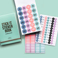 Stick it Stickerbook green, per 6 stuks