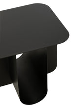 J-Line Bijzettafel Vierkant Metaal Zwart