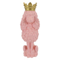 Decoratie Beeld Hond Roze Kunststof