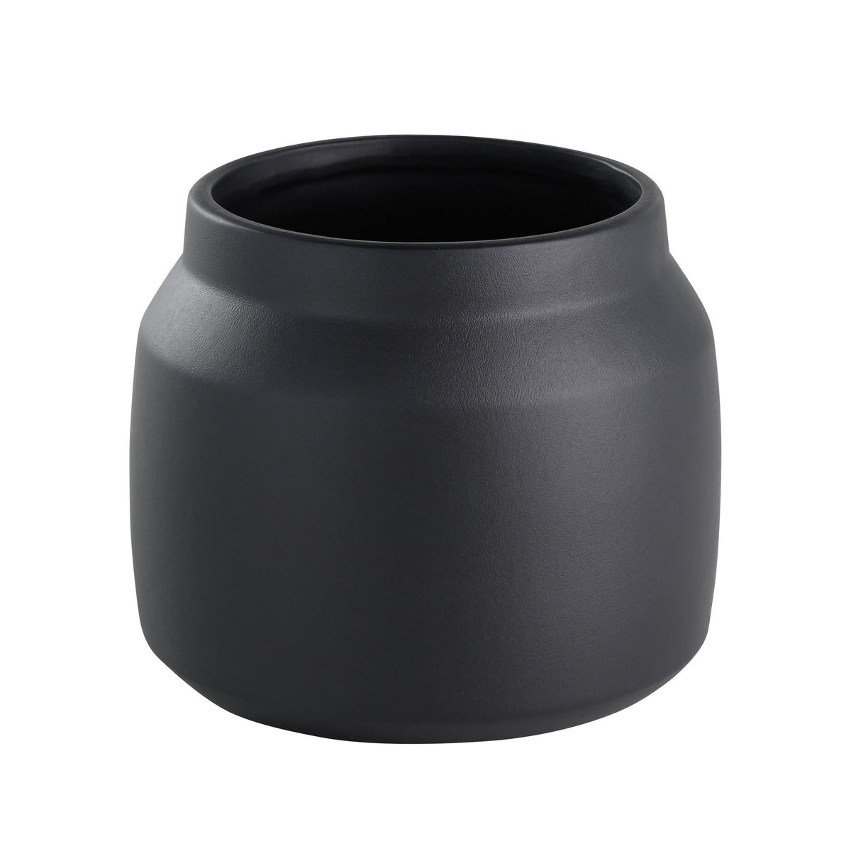 Pot Parkent Zwart 16x14cm