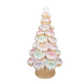 Kerstdecoratie Beeld Kerstboom Ø 22x43 cm Bruin Kunststof