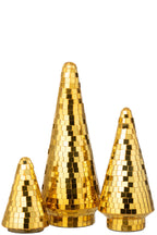 J-Line decoratie Boom Spiegel - glas - geel - L