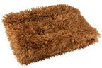 J-Line deken Moutie - polyester - bruin