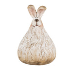 Decoratie Beeld Konijn 10x9x14 cm Beige Kunststof